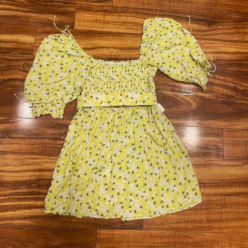 FOR LOVE &‎ LEMONS Chrysanthemum Mini Dress - Picture 9 of 9